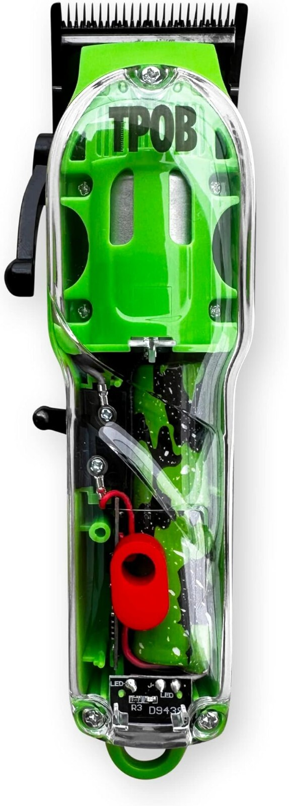 TPOB Slime 2 Barber Hair Clippers Trimmer Shaver Set for Men with Matte Green Ca