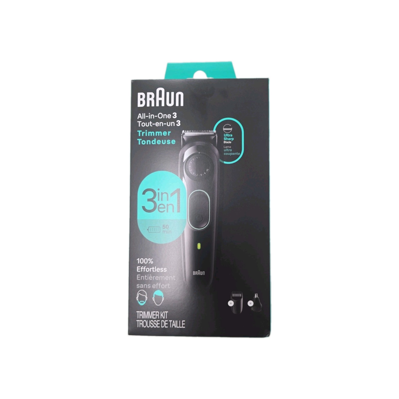 Braun All-in-One Style Kit, 3-in-1 Electric Trimmer for Men