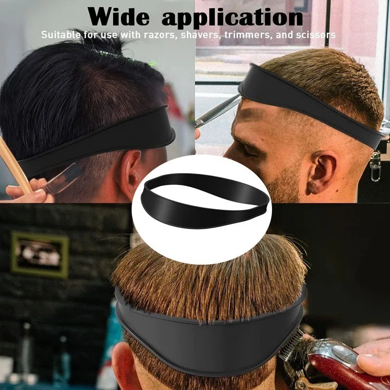 Silicone Haircut Template Curved Headband Hair Trimming Guide Barber Tool DIY