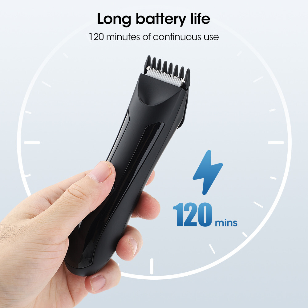 Manscape Groin Hair Trimmer for Men’s Electric Ball Trimmer Wet/Dry Body Shaver