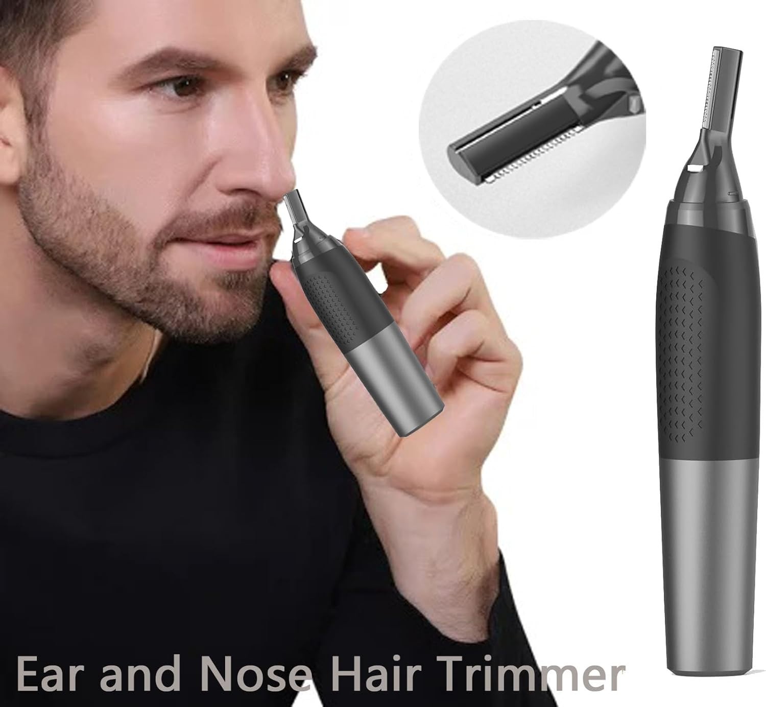 2024 NEW Nose Ear Face Neck Eyebrow Hair Mustache Beard Trimmer Shaver Clippers