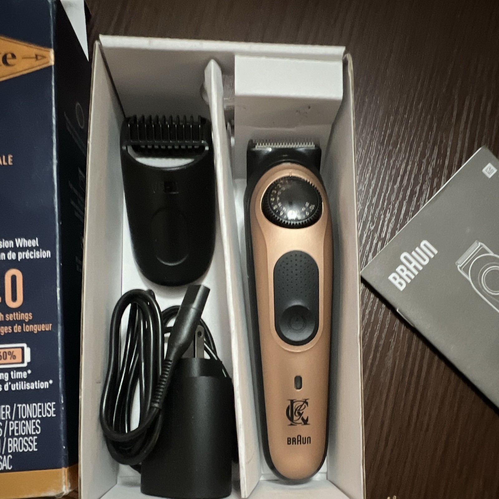 King C. Gillette Rechargeable Face Trimmer Beard Trimmer Pro Gold/Black