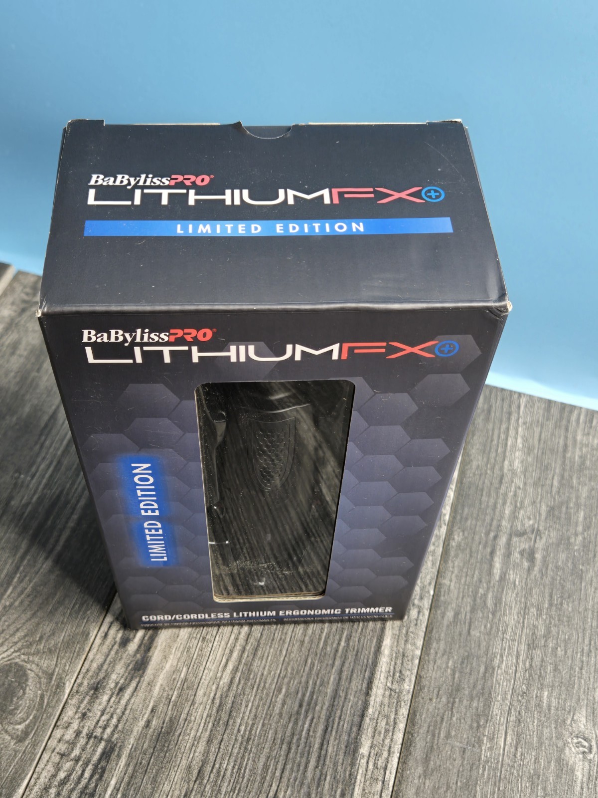 BaBylissPRO FX673NSMB LithiumFX+ Cord/Cordless Ergonomic Clipper 6800RPM Open BX