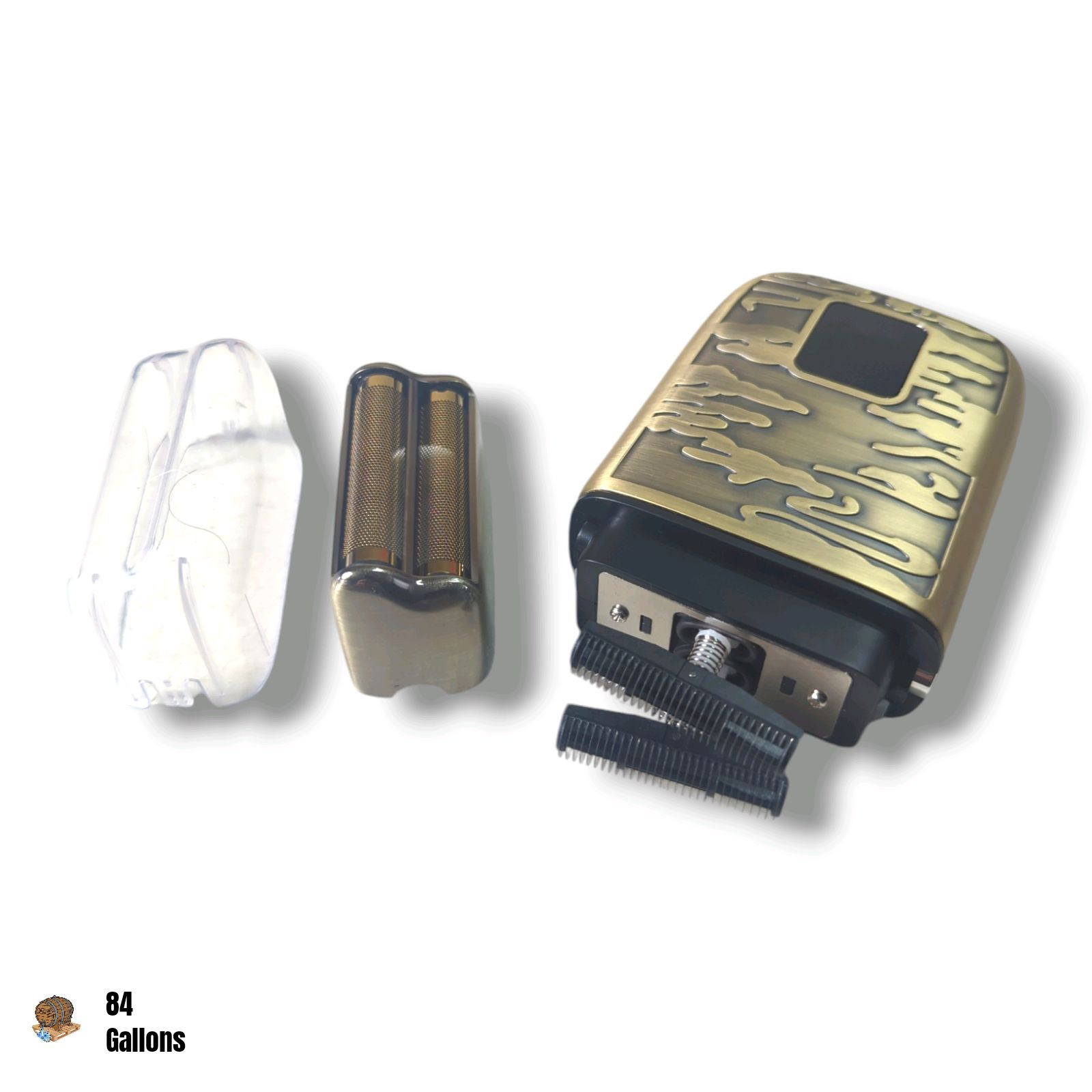 DUMITE 740 – 29 pcs Cordless Professional Men’s Grooming Set (Bronze/Gold)