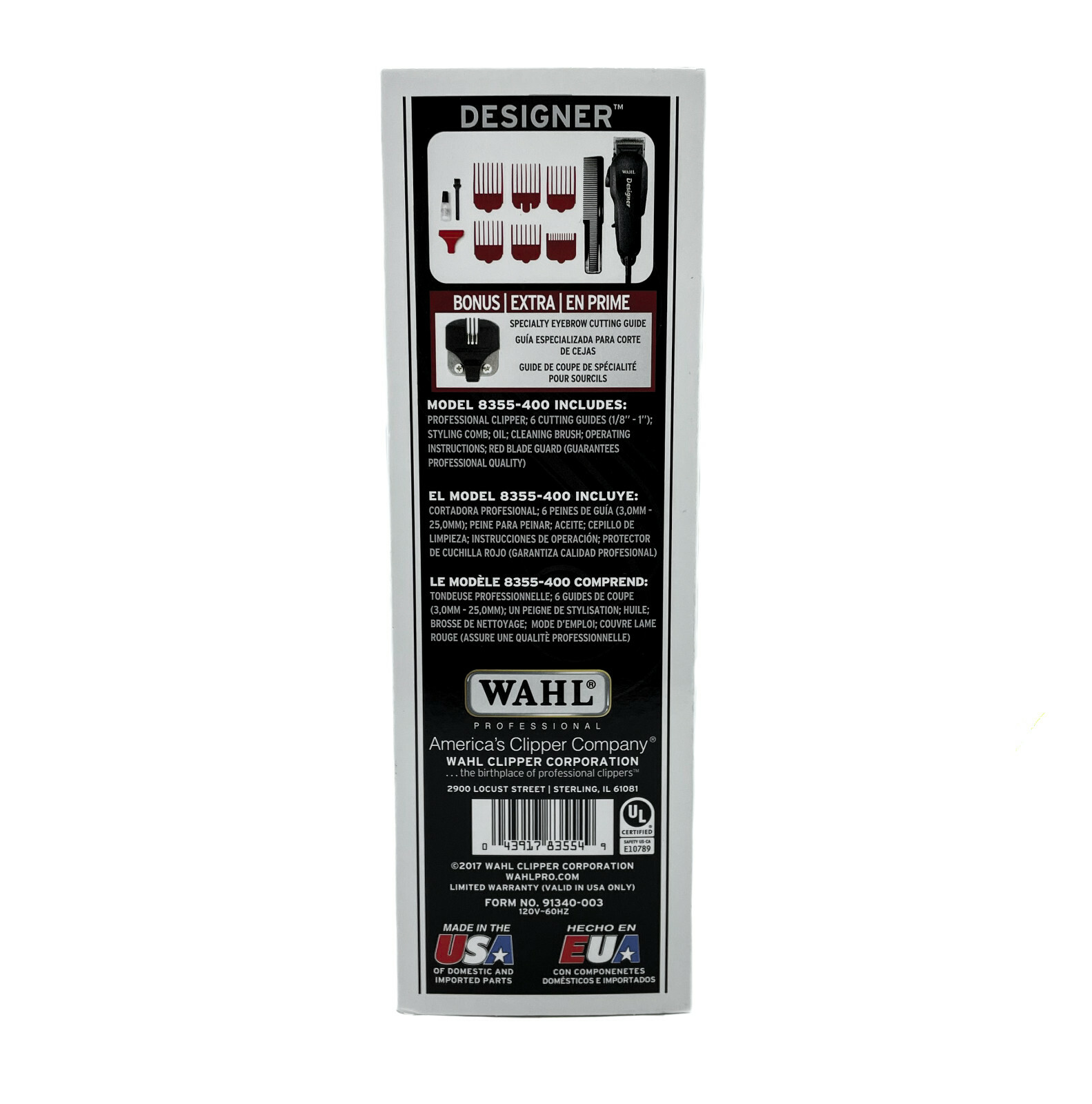 Wahl Designer Professional Vibrator Clipper *NEW