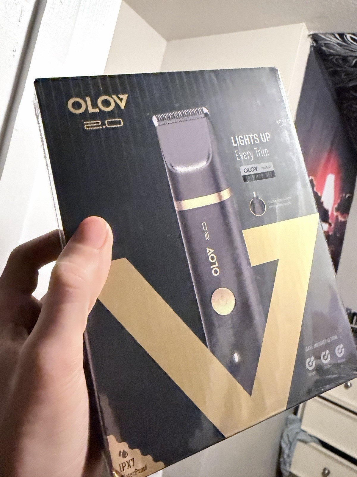 OLOV 2.0 Body Trimmer Set Waterproof Cordless USB Rechargeable Black/Gold