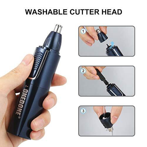 Nose Hair Trimmer Father’s Day Gifts 3 in 1 USB Rechargeable Ear Nose Hair Tr…