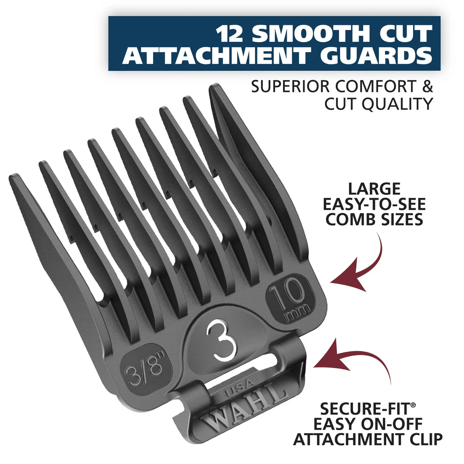 Wahl – Clip ’N Trim 2-in-1 Hair Clipper & Trimmer Kit (Model 79900-1501) New