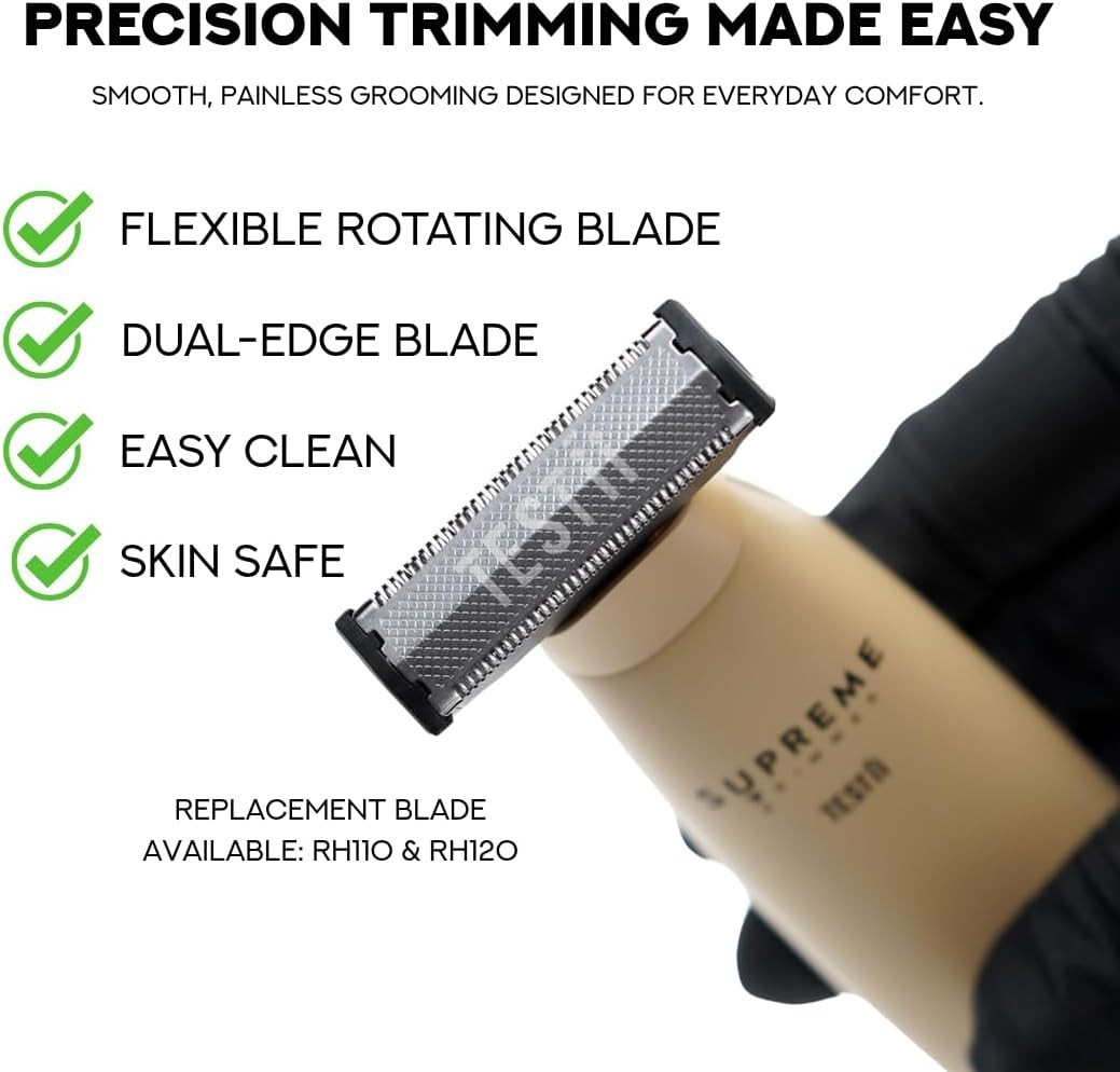 Supreme Trimmer Testii Body Groin Bikini Trimmer | STH120 – Factory Recertified