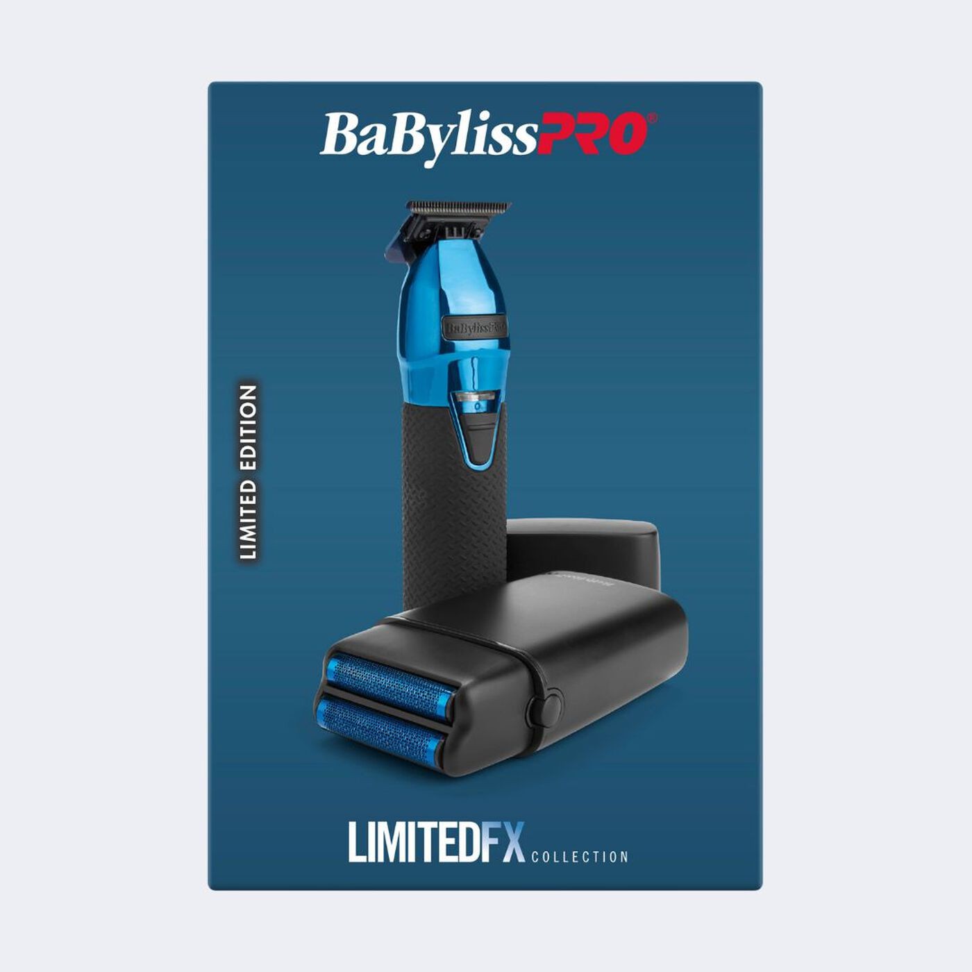 BaBylissPRO LimitedFX Black/Blue Trimmer & Shaver Gift Set #FXDUOFS2TBL