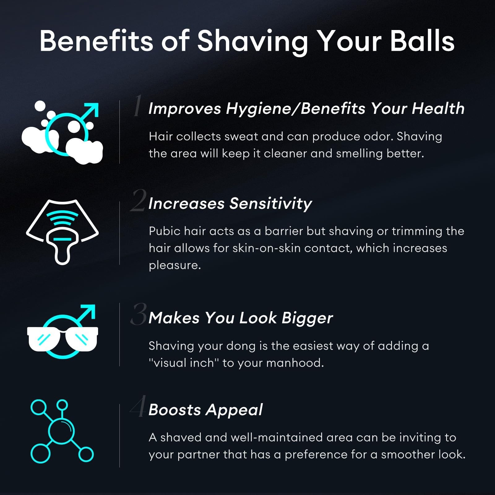 Body Hair Trimmer for Men – Waterproof Groin & Pubic Hair Shaver, LED Light, Cer