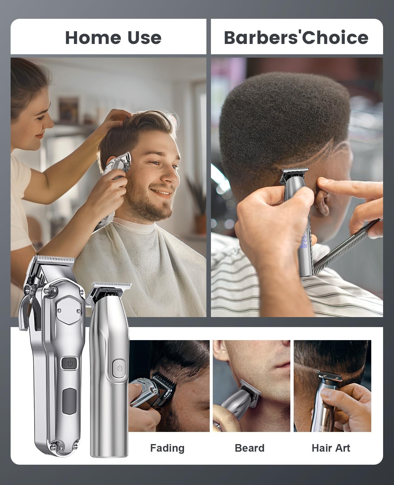 Clippers and Trimmers Set Hair Clippers for Men CordlessMens Clippers and Gro…