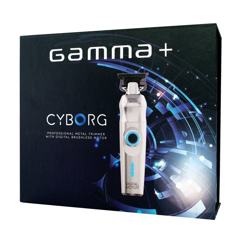 Gamma+ CYBORG Cordless Trimmer with Digital Brushless Motor #GP401S – BRAND NEW