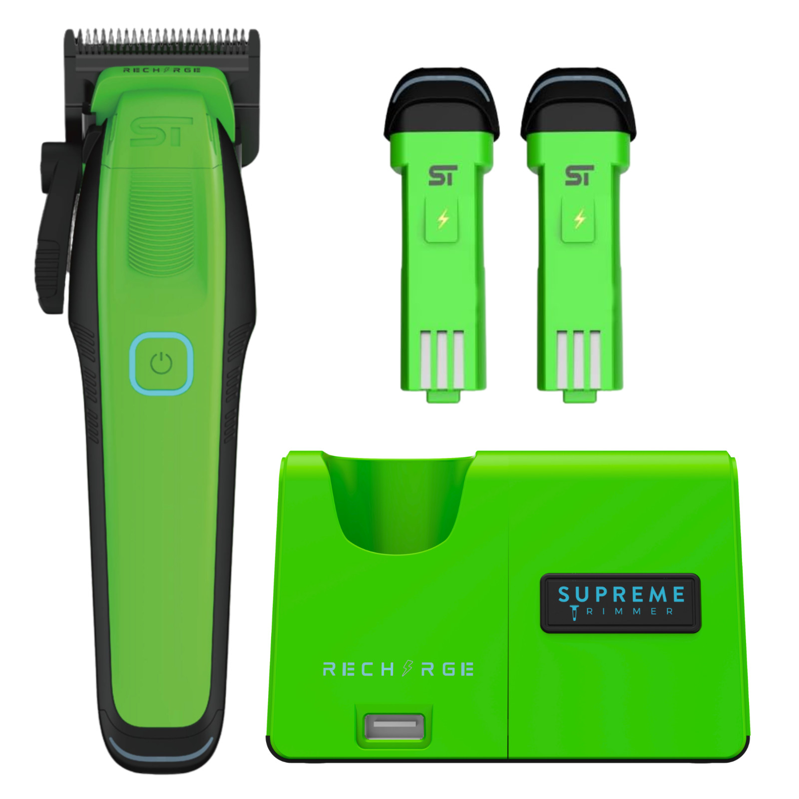 Product image Supreme Trimmer Recharge Clipper w/ DLC Taper Blade STC779 | Green