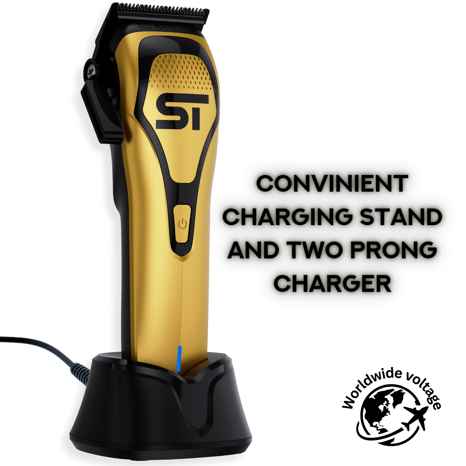 Supreme Trimmer DARKSTAR 72 DLC Fade Clipper w/ Magnetic Vector Motor | Gold
