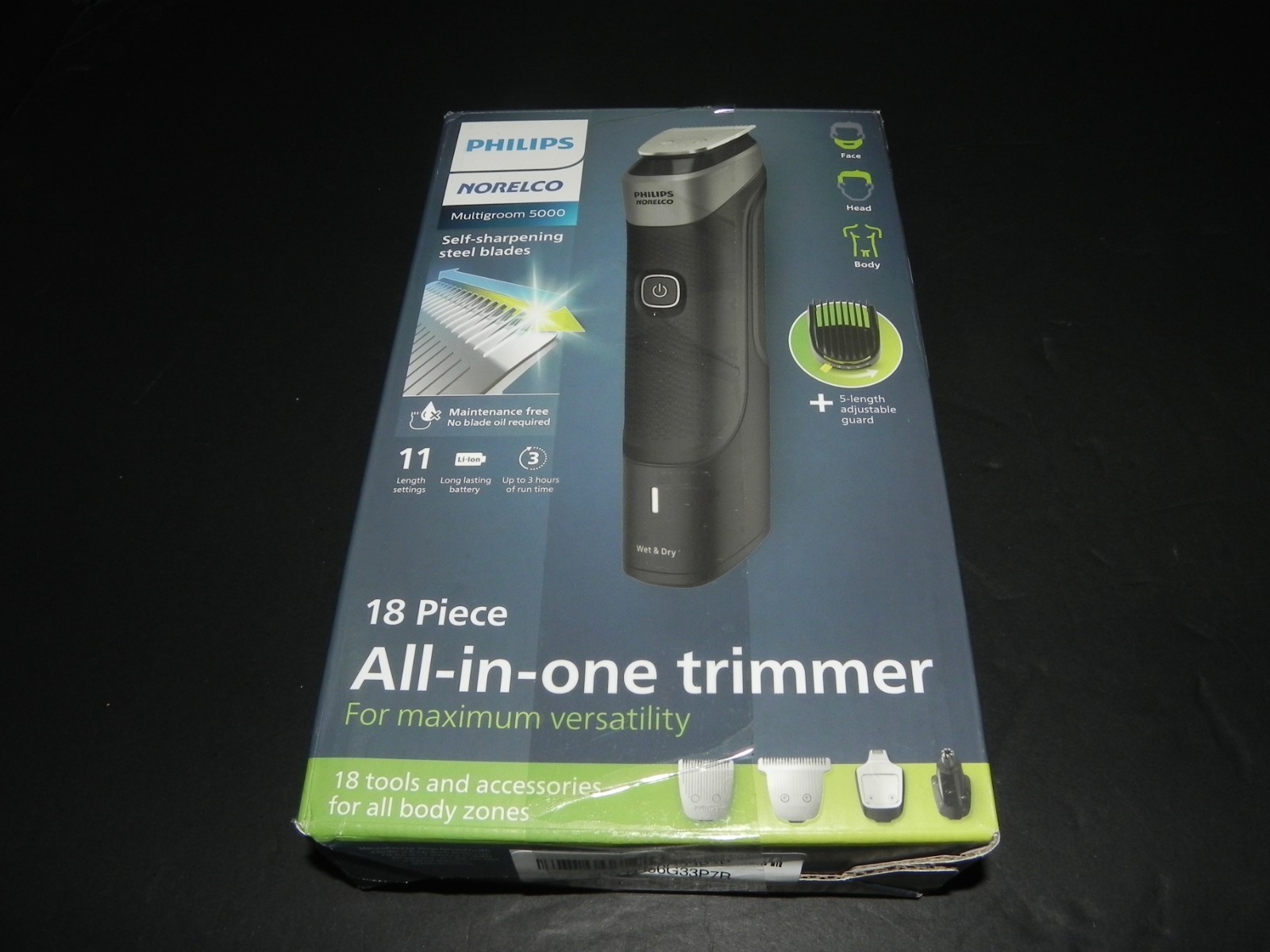 Philips Norelco Multigroom Series 5000 Mens Face, Head & Body Trimmer