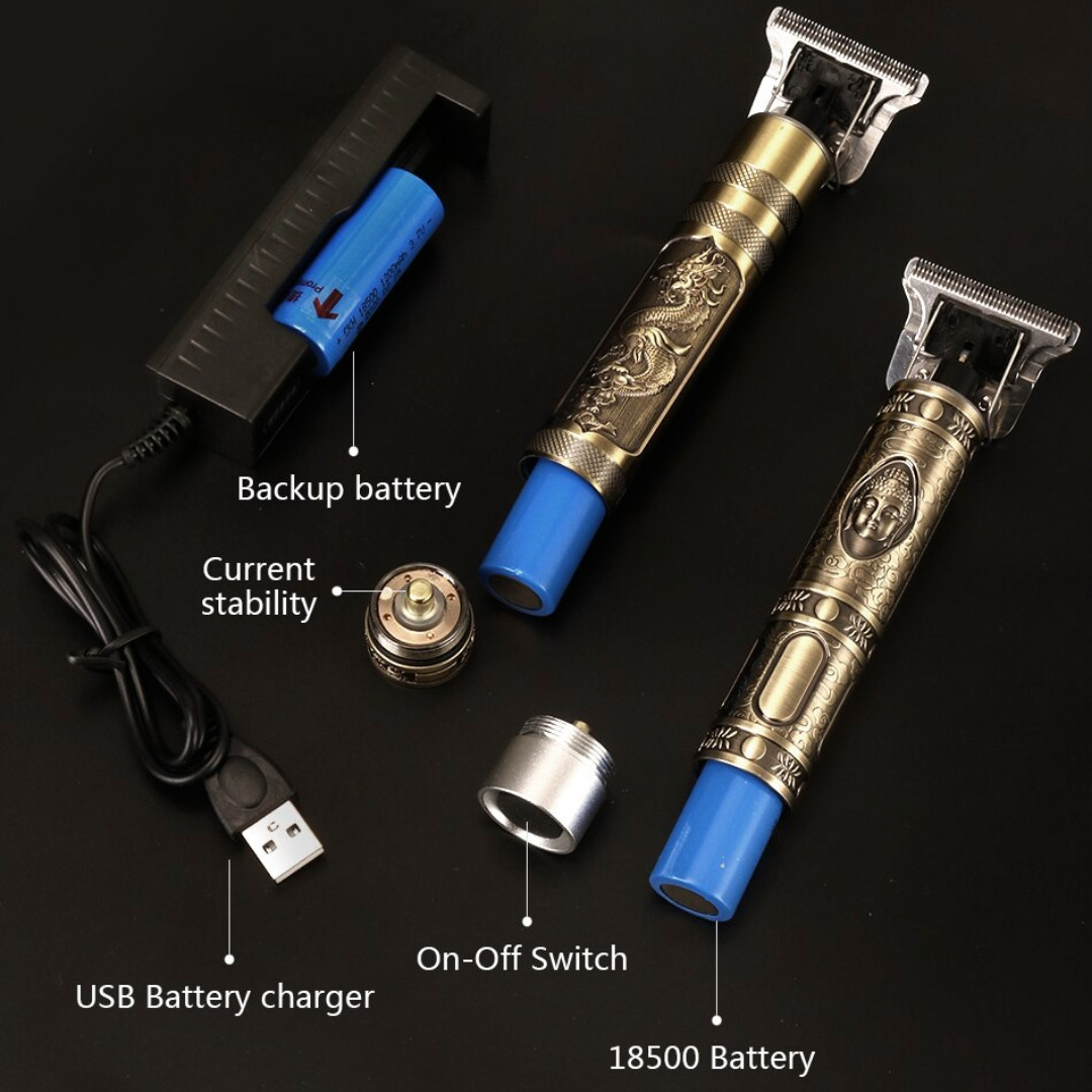 Kemei Dragon Cordless Hair Clippers Trimmer Shaver Clipper Cutting Beard Barber
