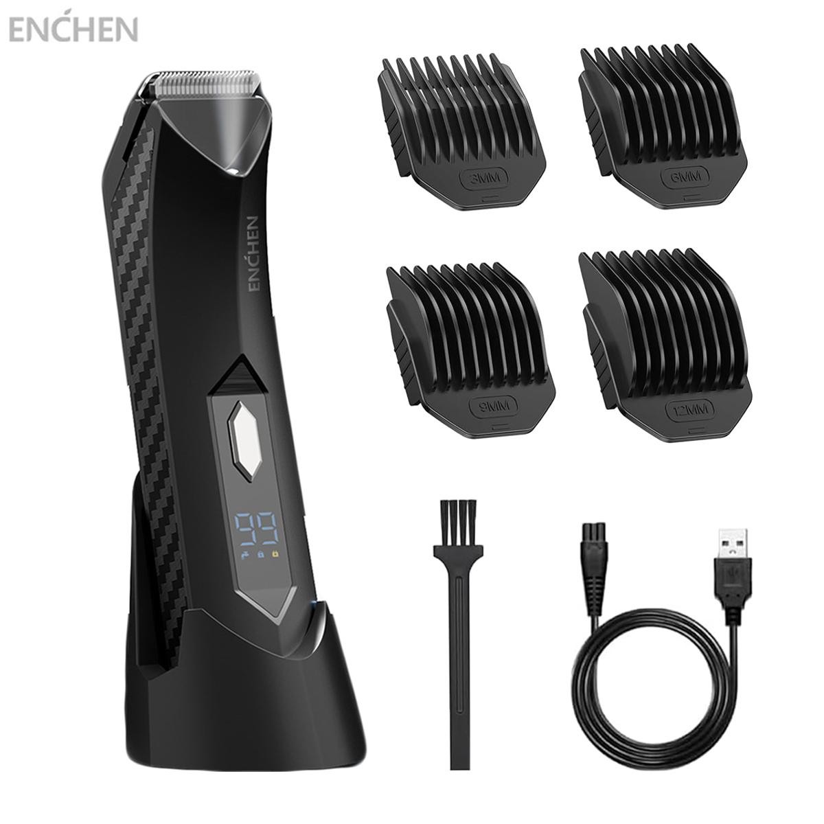 Electric Body Hair Trimmer – Waterproof Ball Shaver, Ceramic Blade, USB Recharge
