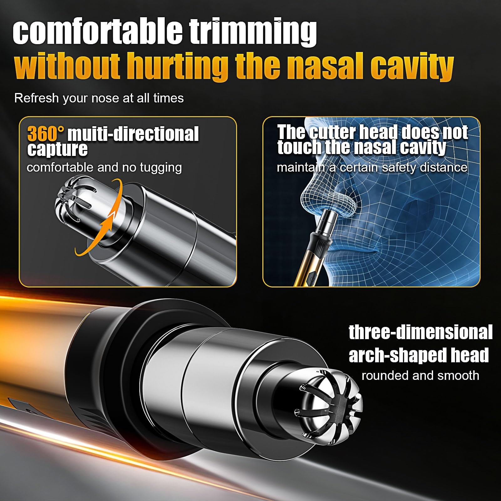 4-in-1 Professional Hair Clippers Set for Men | Beard Trimmer, Rechargeable Shav