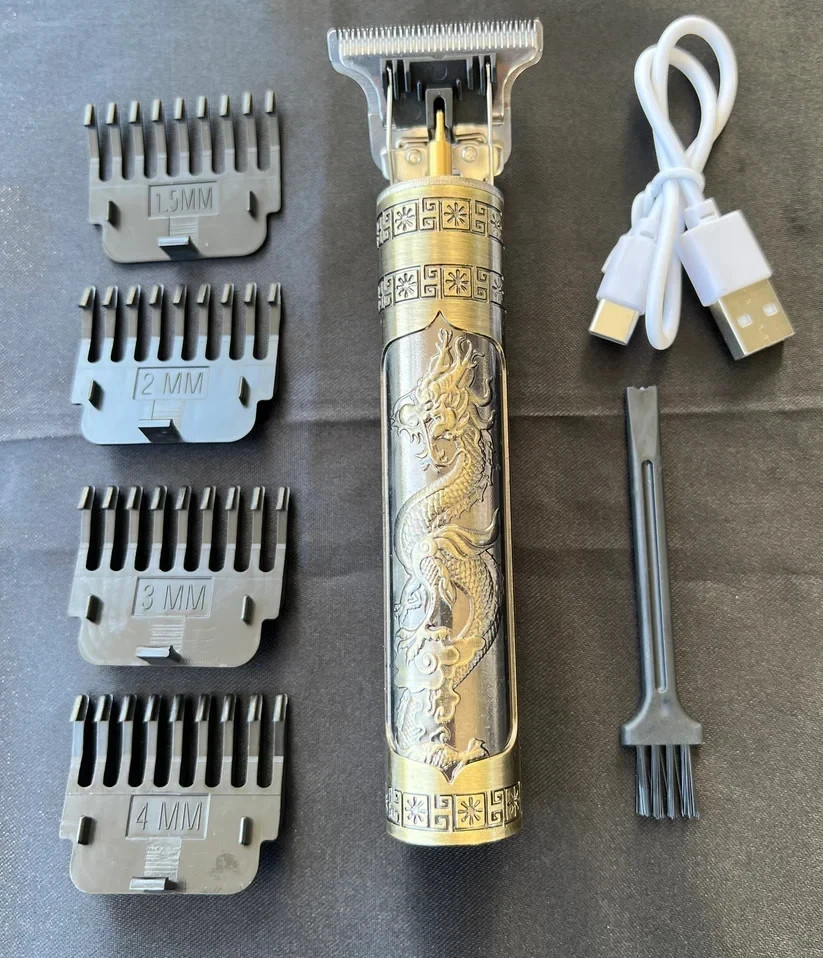 Vintage T9 Barbeador Dragon Beard Hair Trimmer Cutter Machine for Men