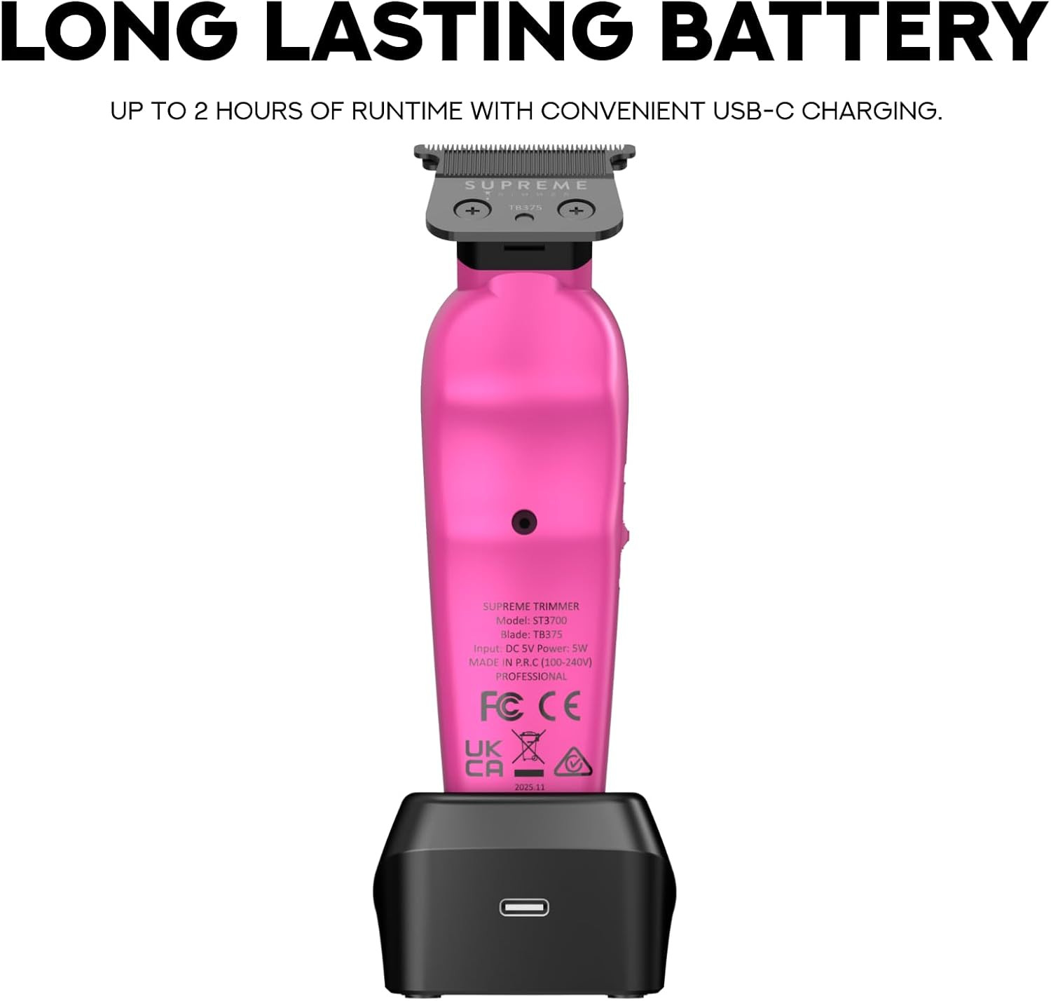 Vader Lite ST3700 Professional Barber Trimmer – Ultra Sharp Zero Gap DLC T-Blade