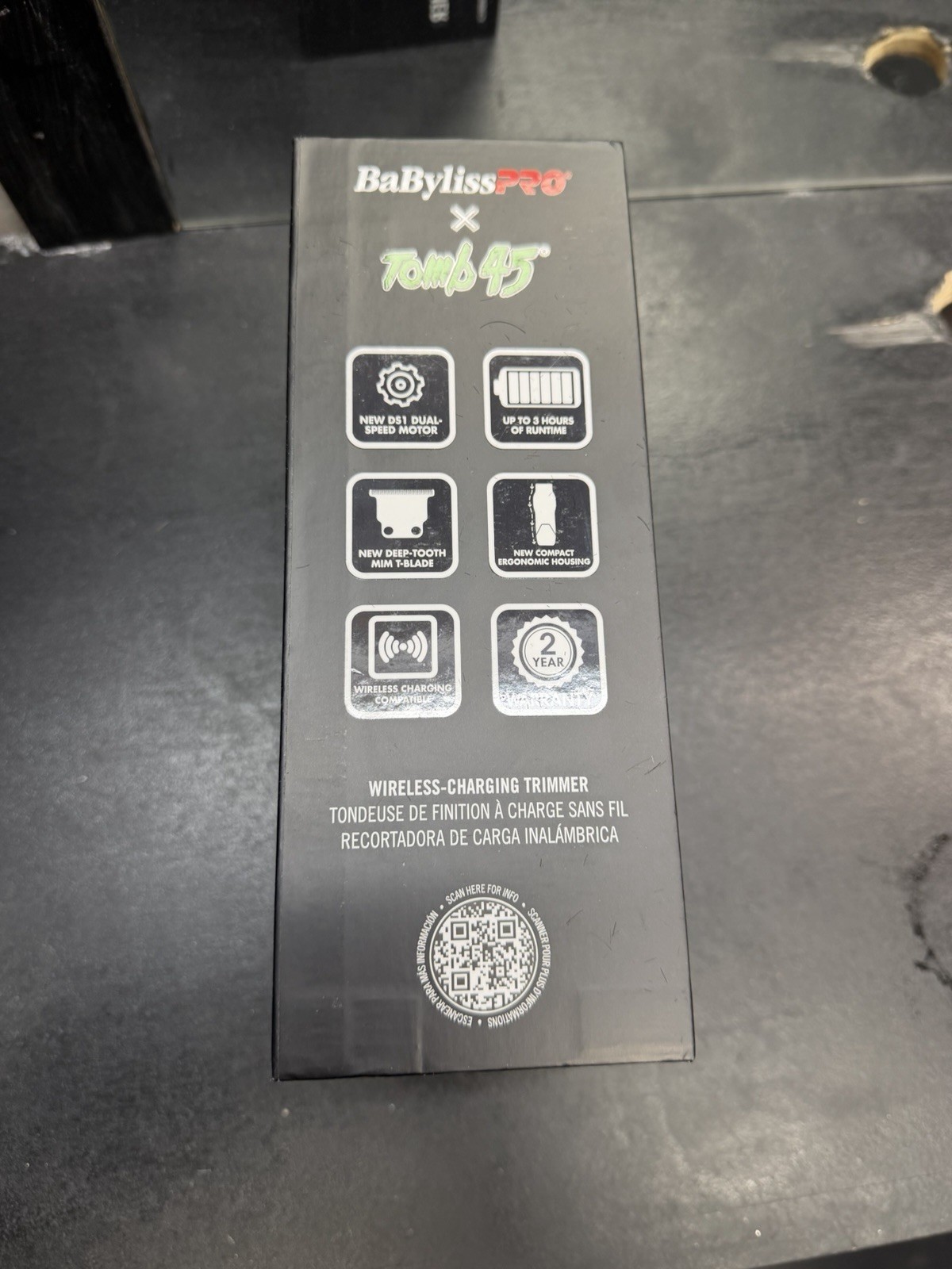 BabylissPro X Tomb45 Wireless Charging Trimmer #FXT45T
