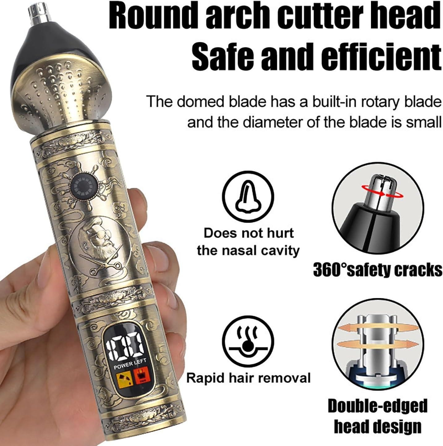 Trimmer Kit Professional Hair Clipper Zero Gapped T-Blade Electric Shaver Razor