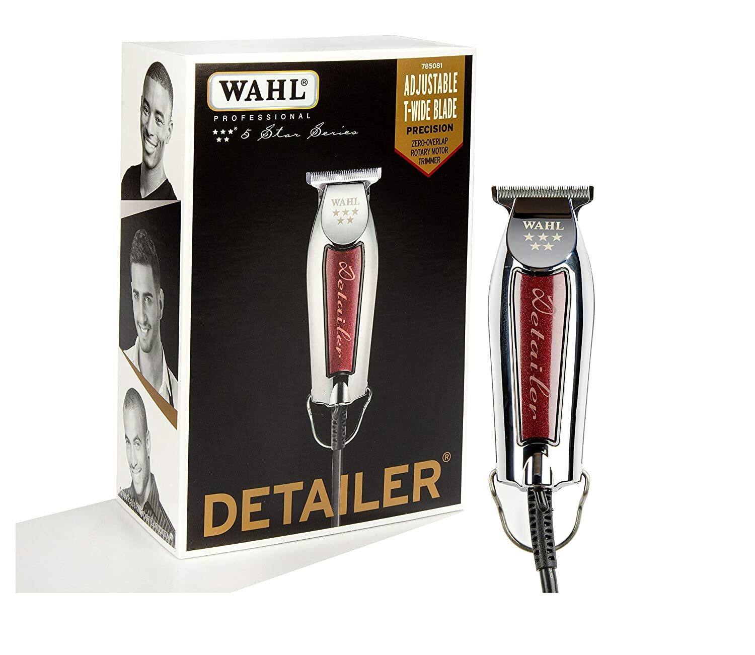 Wahl Professional 5 Star Series Detailer #8081 – With Adjustable T-blade