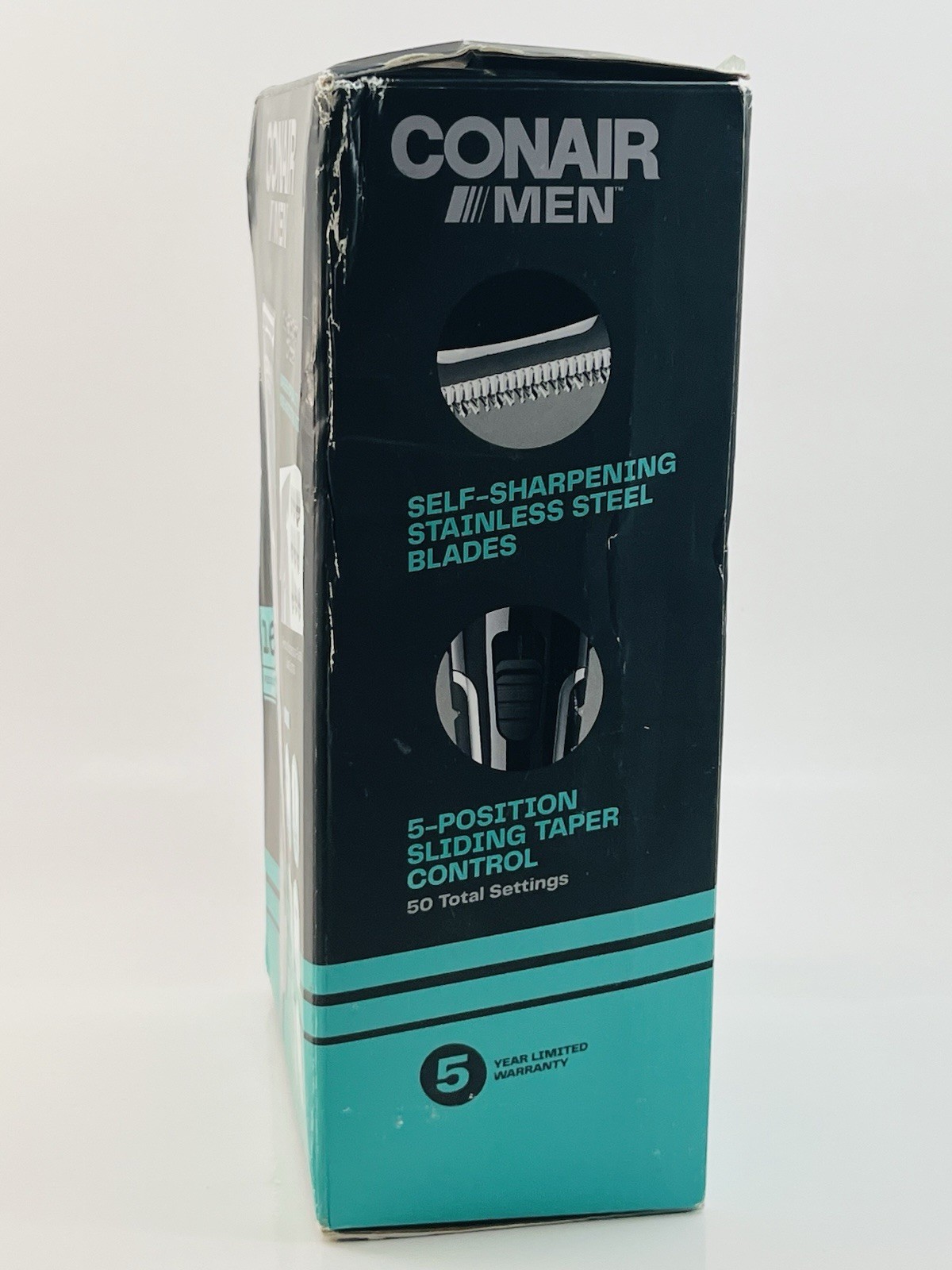 ConairMEN No-Slip Grip Hair Clipper 16-Piece Home Haircutting Kit HC2000R