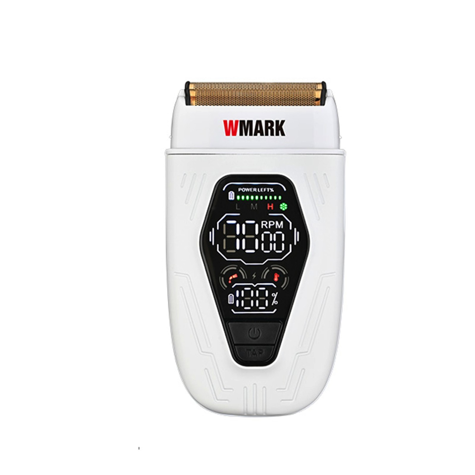 WMARK Pro Cordless Li High Speed Barber Kit Hair Clipper Trimmer Shaver White