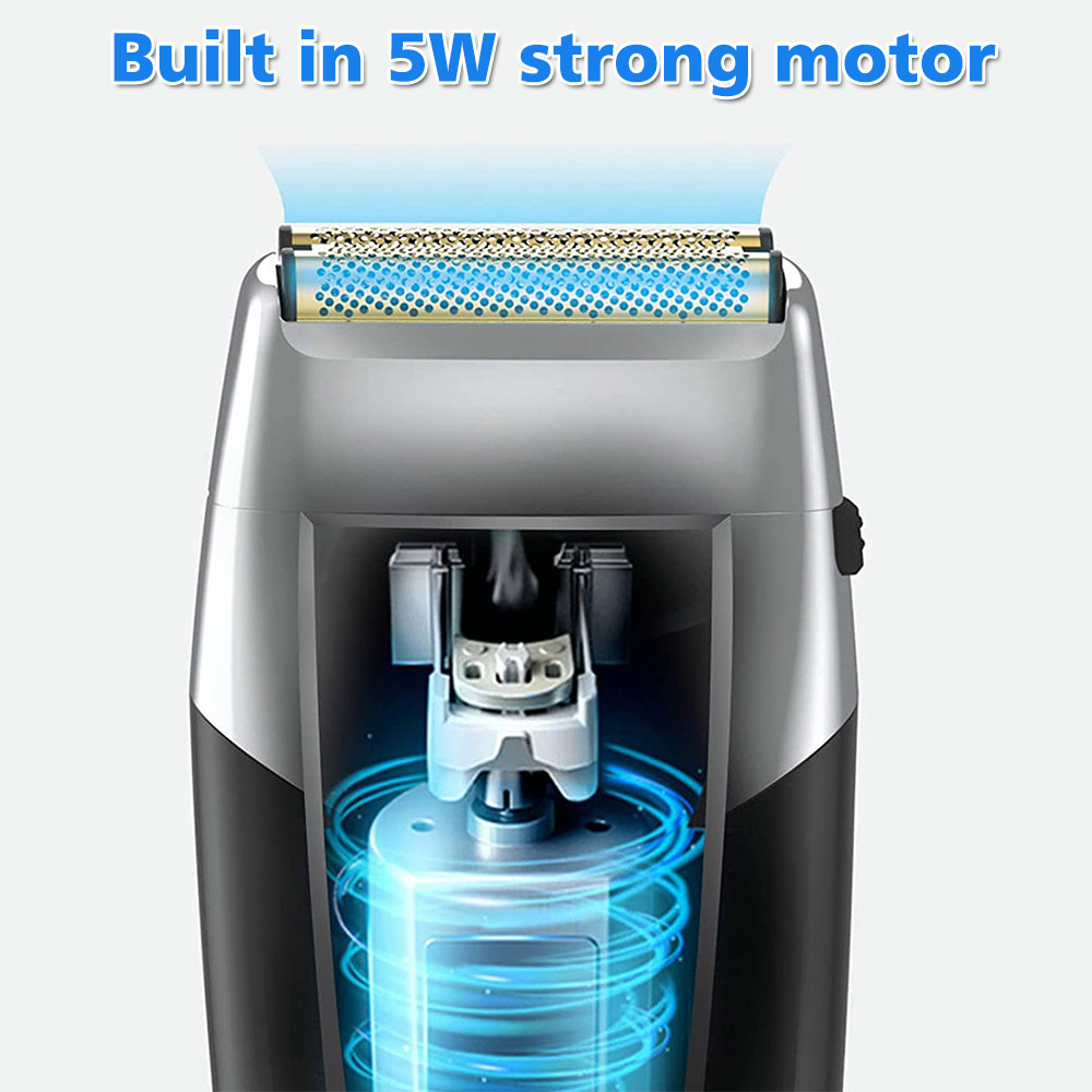 Portable USB Electric Shaver Rechargeable Razor Washable Trimmer Beard Shaver US
