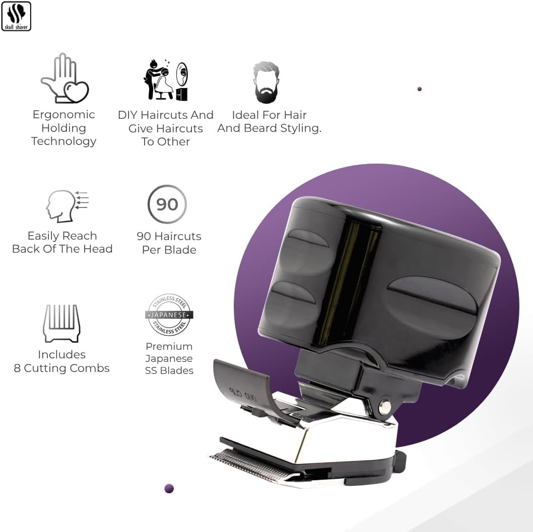 Beast Clipper Duo : Ultimate Home Haircut & Grooming Kit for Men/Women – Holiday
