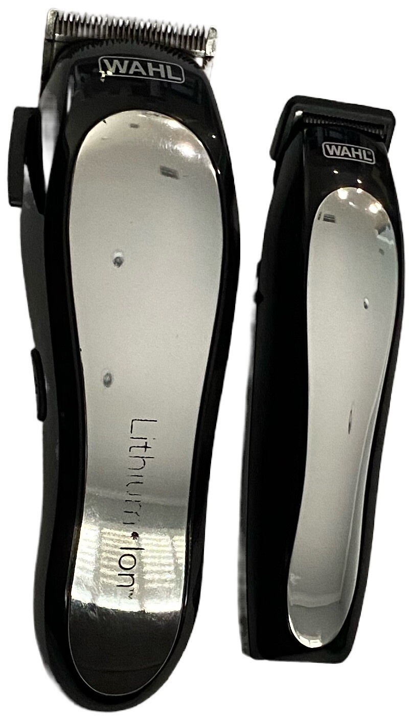 Wahl Silver Black Lithium Pro Cordless Complete Haircut & Touch Up Kit With Case