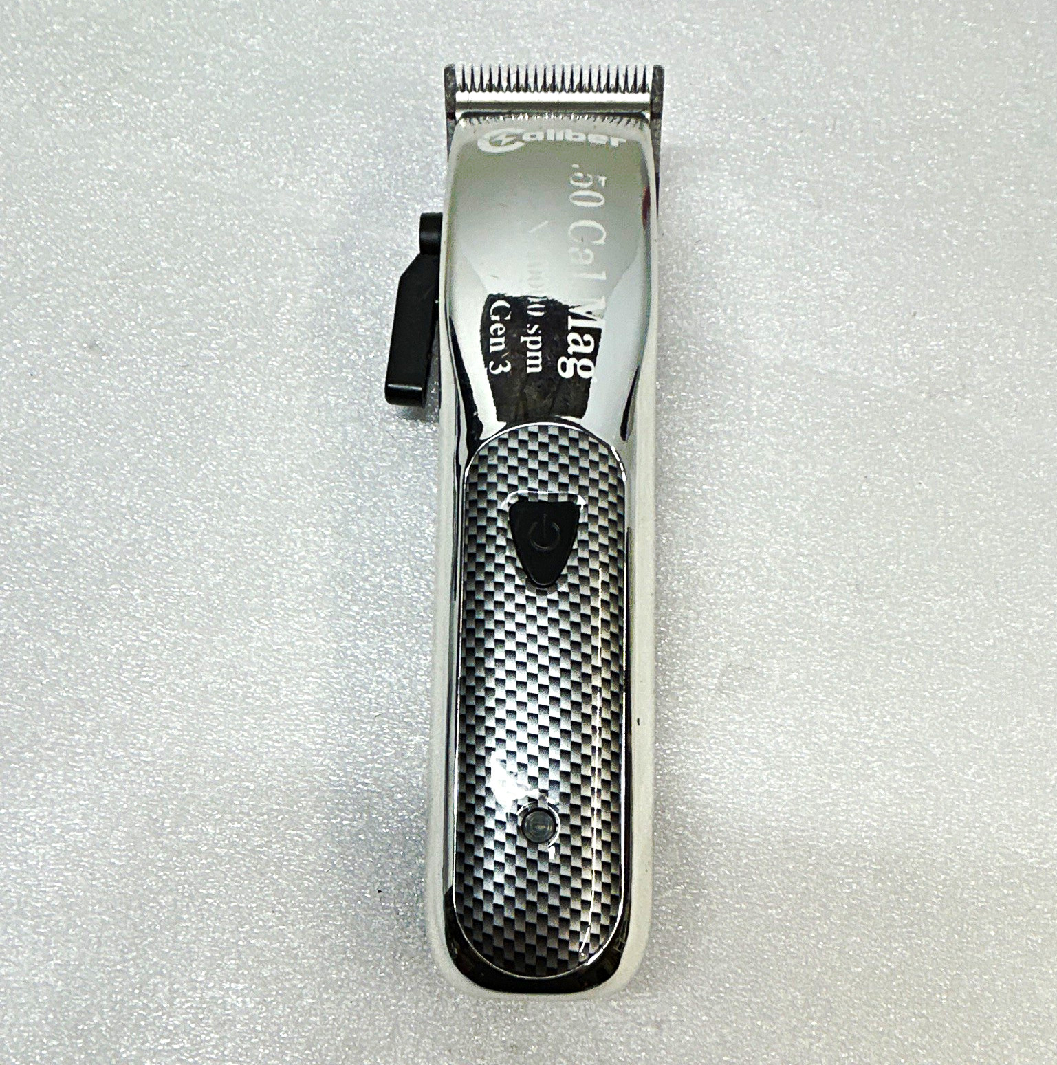 Caliber Pro .50 Cal Mag Cordless Battery Hair Clipper, Silver/Black