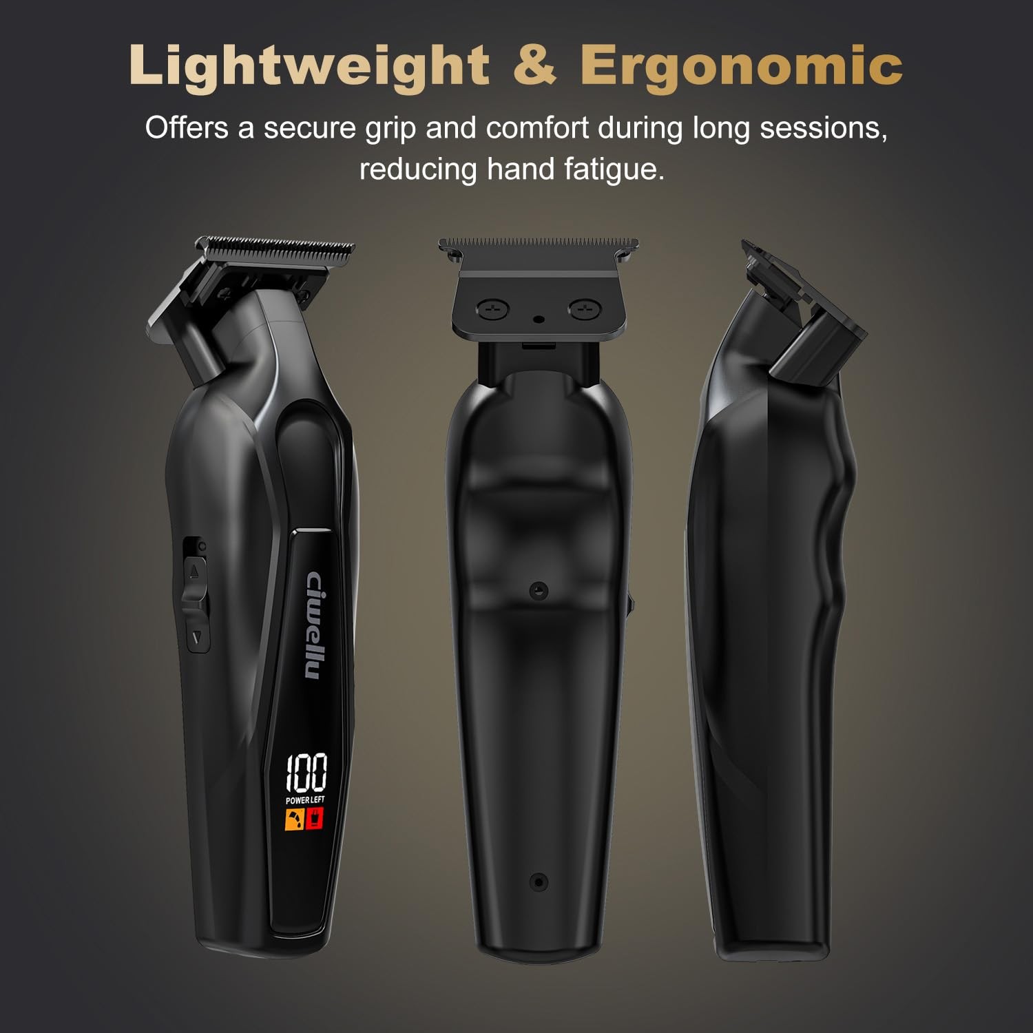 ciwellu Hair Trimmer for Men, Professional Barber Liner & Beard Trimmer with …