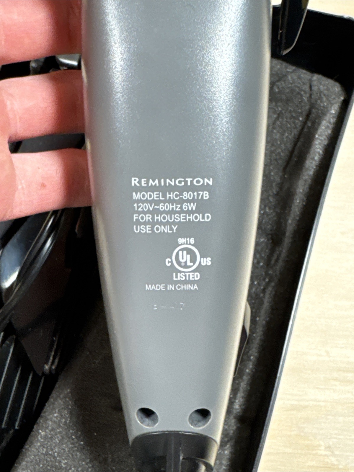 Remington Precision Hair Clipper Trimmer SET- HC-8017B With Case