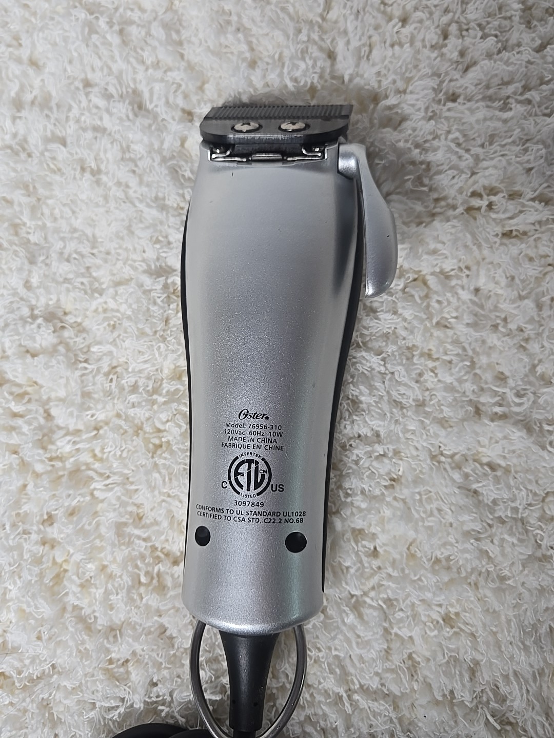 Oster Sable Pivot Motor Clipper 76956-310 Discontinued Cryonyx TESTED