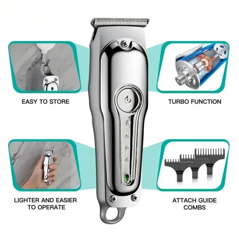 2026 New Hair Trimmer Professional Hair Clipper Rechargeable Hair Cutting Machin