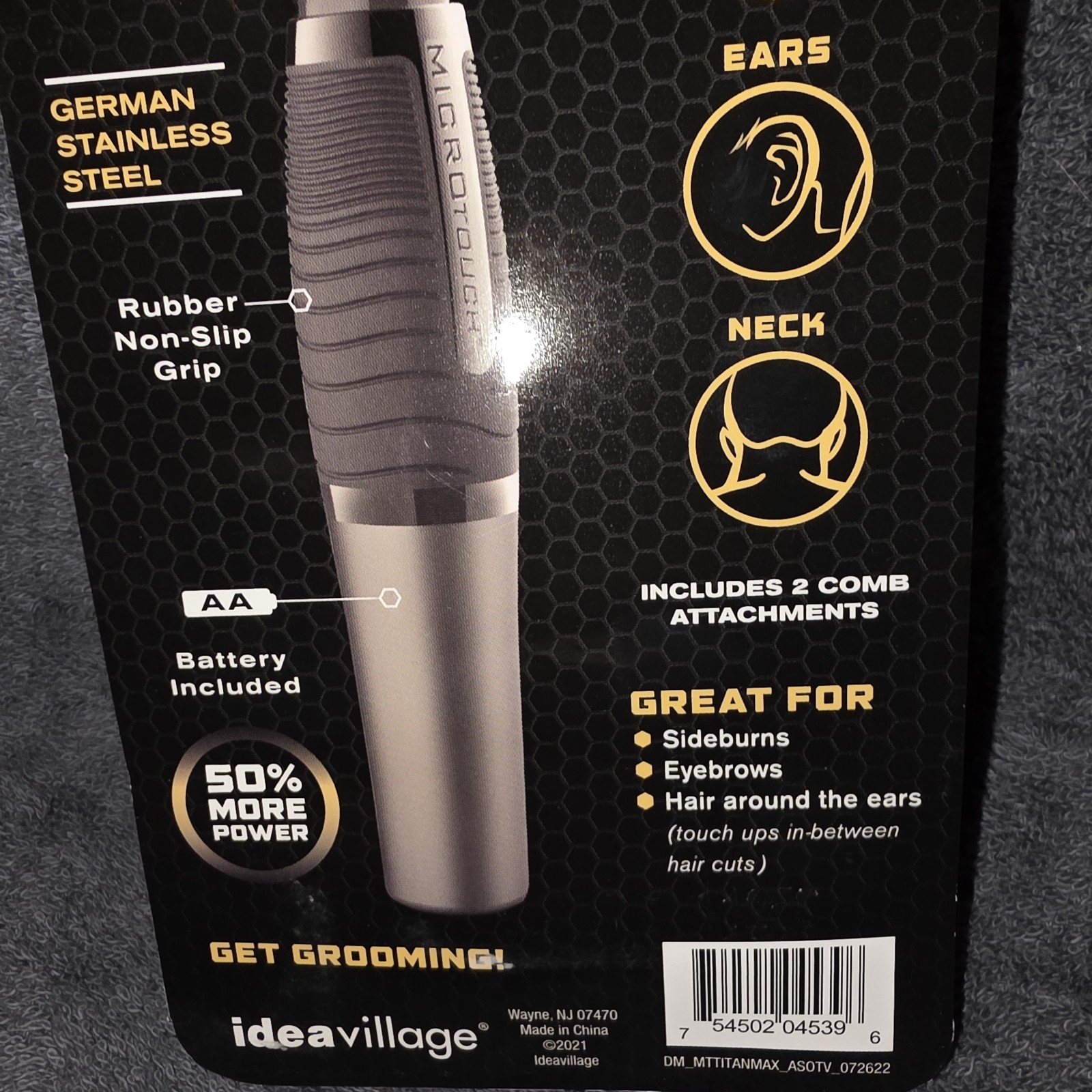 Microtouch Titanium Max Micro-Precision Trimmer For The Ultimate Groom New