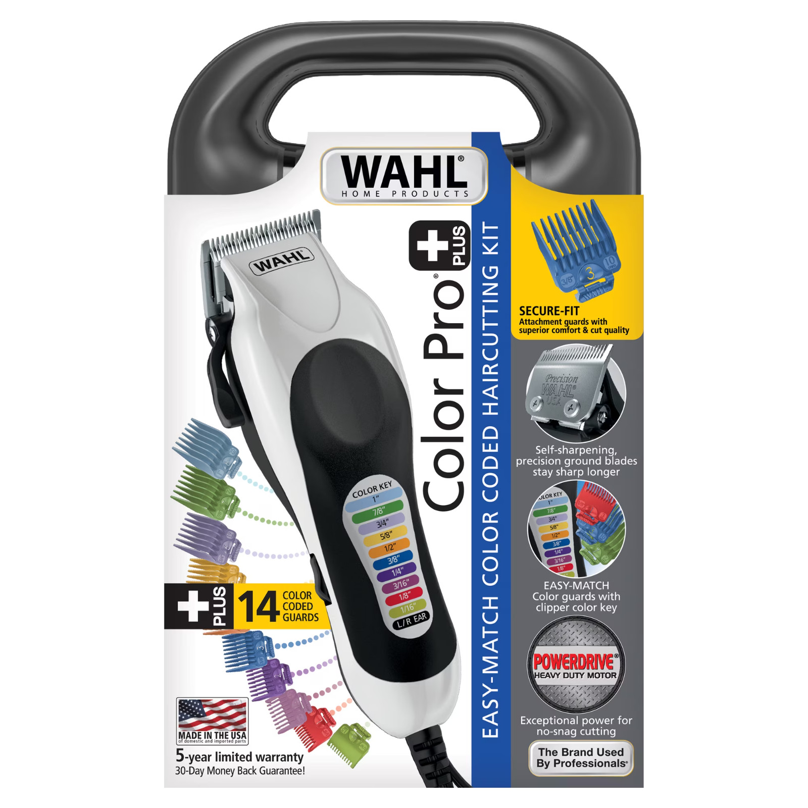 Wahl Color Pro Plus Haircut Kit, Power-Drive , Corded – 79752T