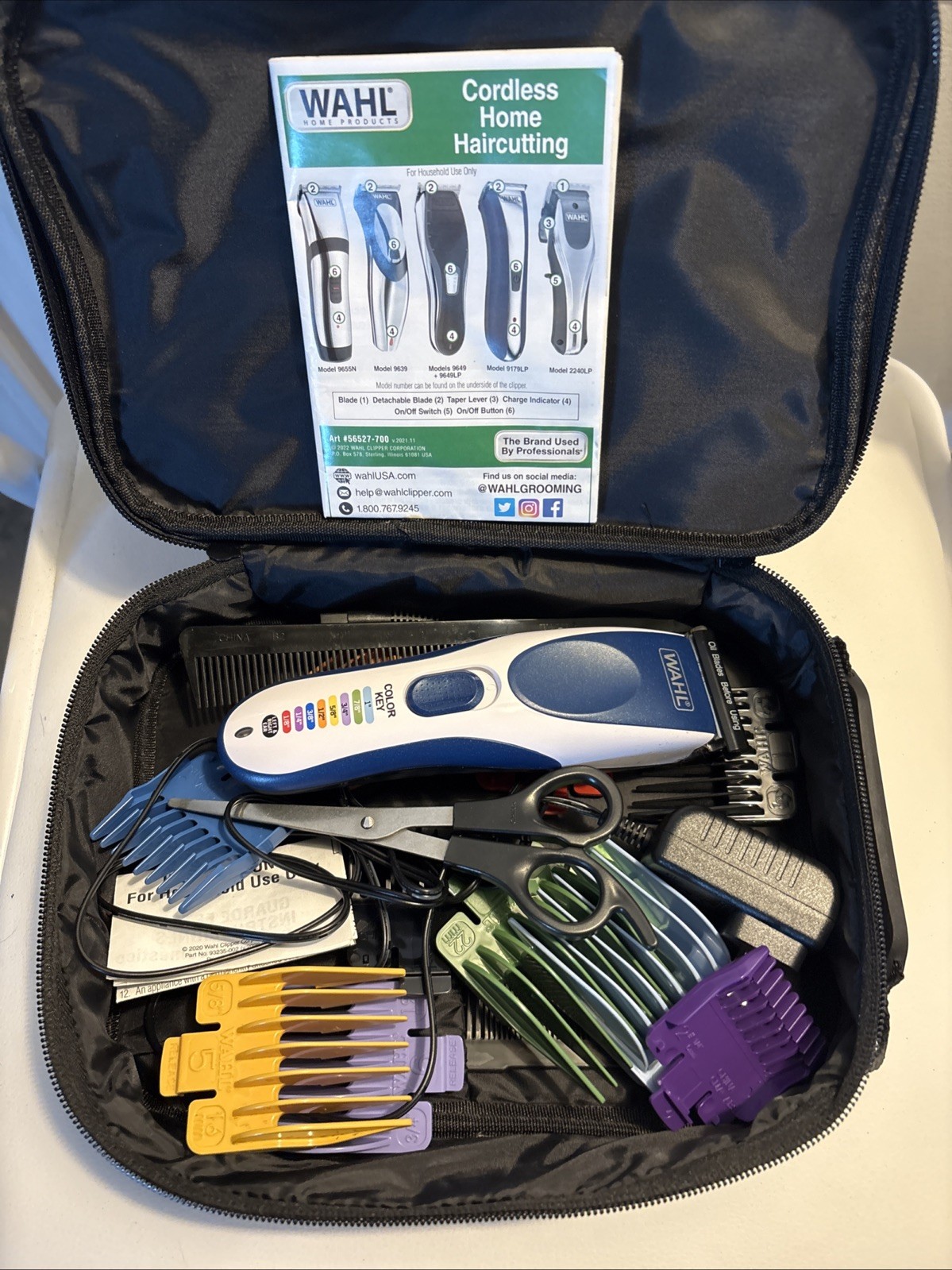 Wahl Color Pro Rechargeable Clipper Kit 09649