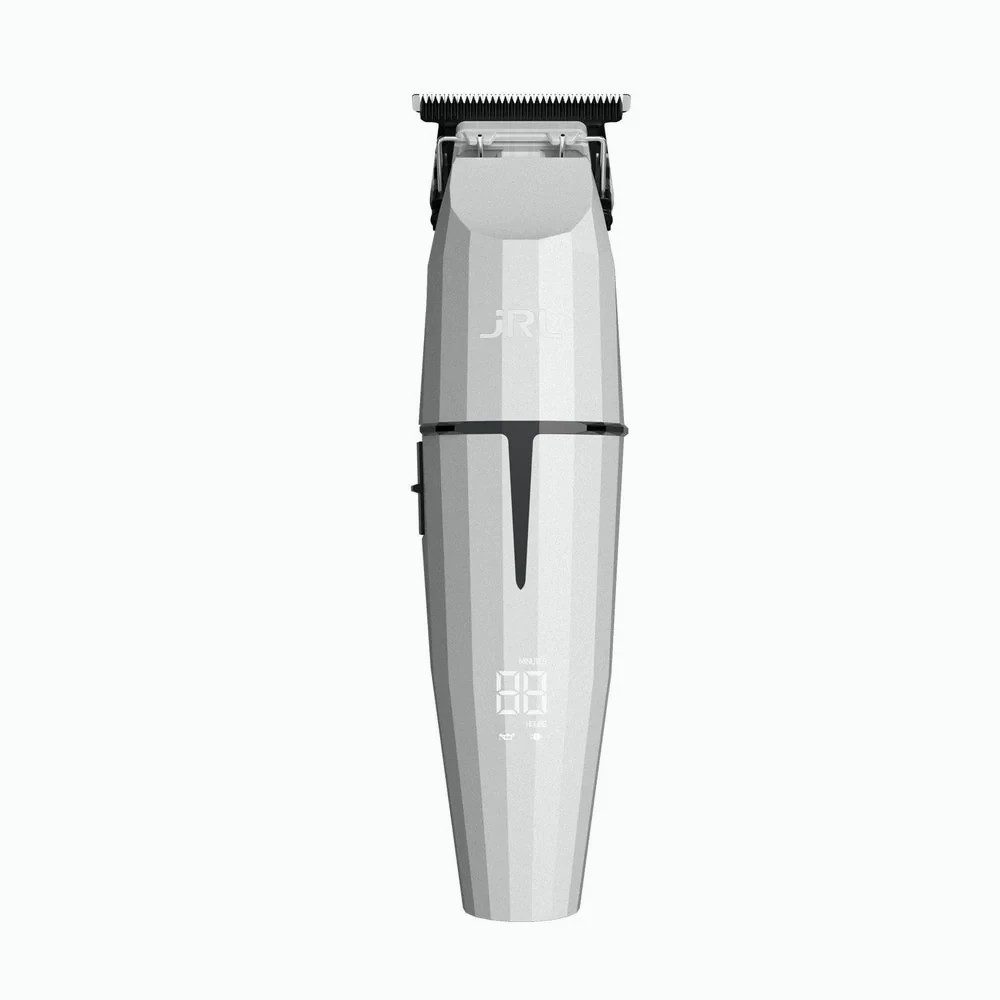 JRL Ghost 2020T-B-W Cordless Hair Trimmer White w/ Charging Dock