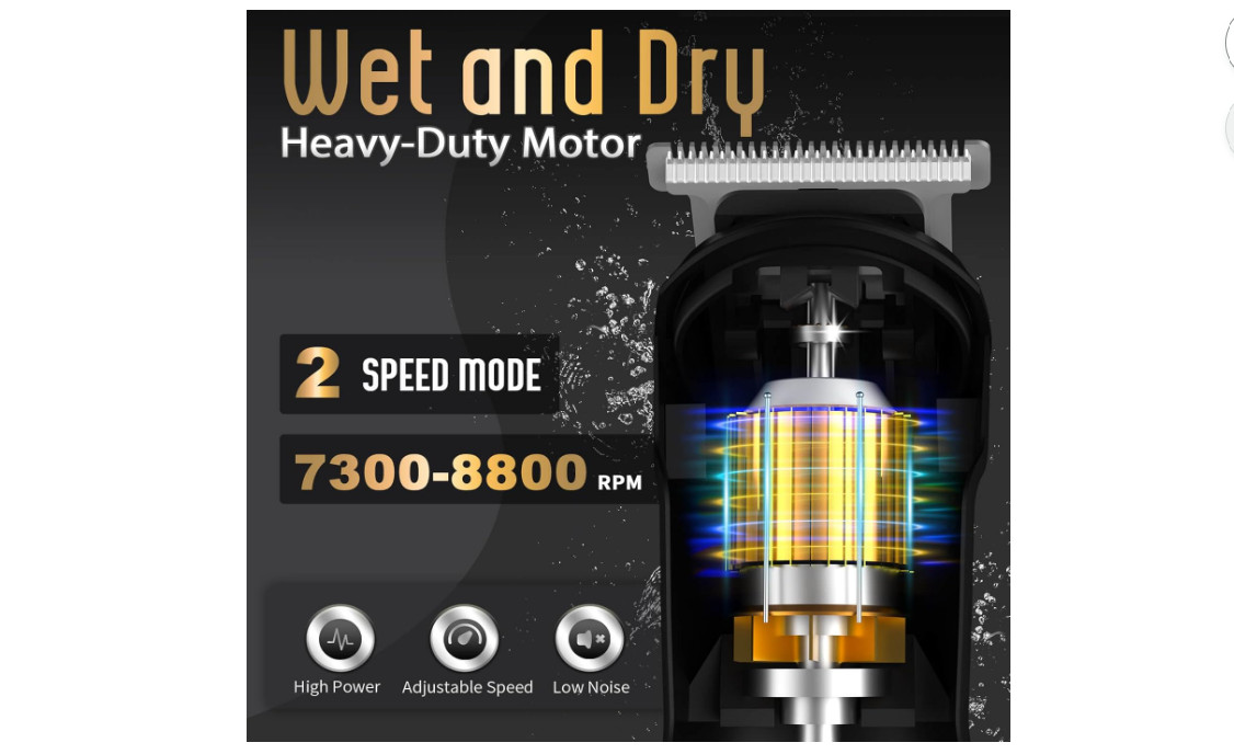 Ufree Beard Trimmer for Men, Waterproof Electric Razor, Grooming Kit | Stainless