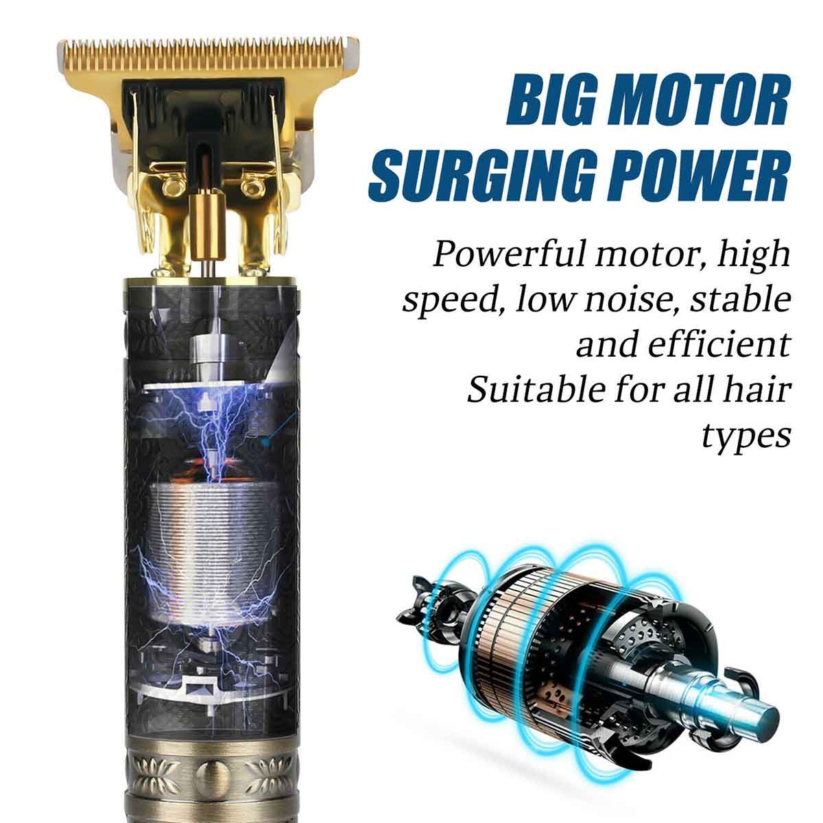 Cordless Professional Hair Clippers Trimmer Cutting Beard Barber Shaving Machine