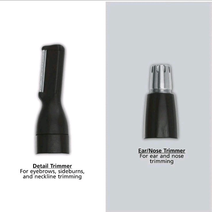 WAHL 2-In-1 Nose Ear Hair BATTERY Wet/Dry Compact Precision Detailer Trimmer NIB