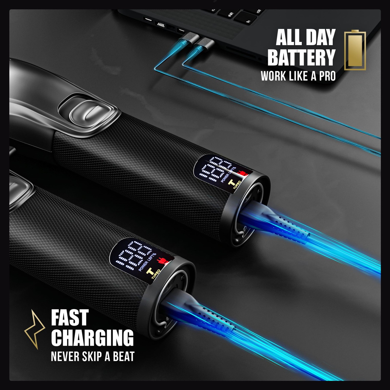 NOVAH Grooming Professional Hair Trimmer for Men, Barber Trimmer Cordless T T…