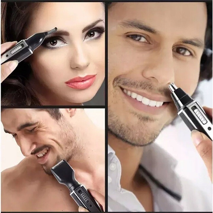 Kemei KM-6630 4in1 Set Beard Shaver Nose Hair Eyebrows Ears Trimmer Clippers