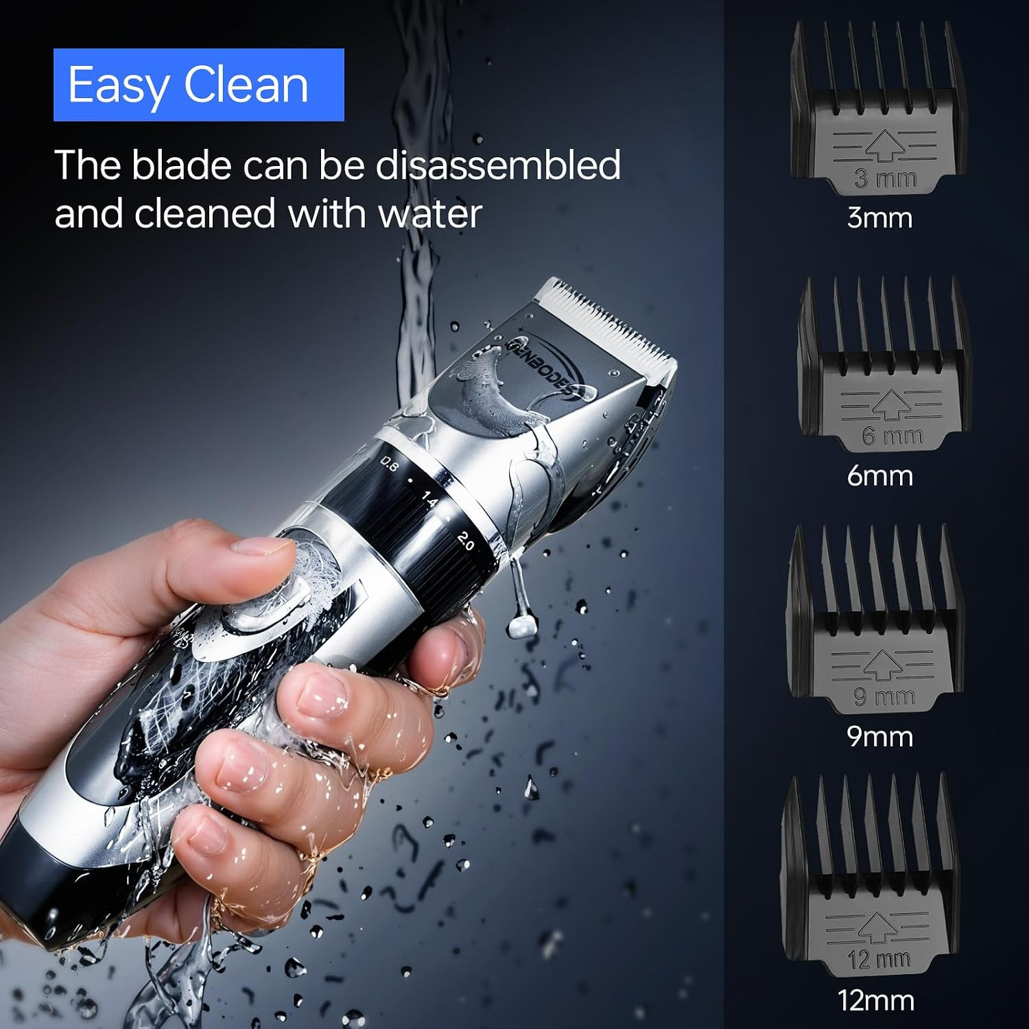14-in-1 Cordless Hair Clippers for Men – Rechargeable Grooming Kit