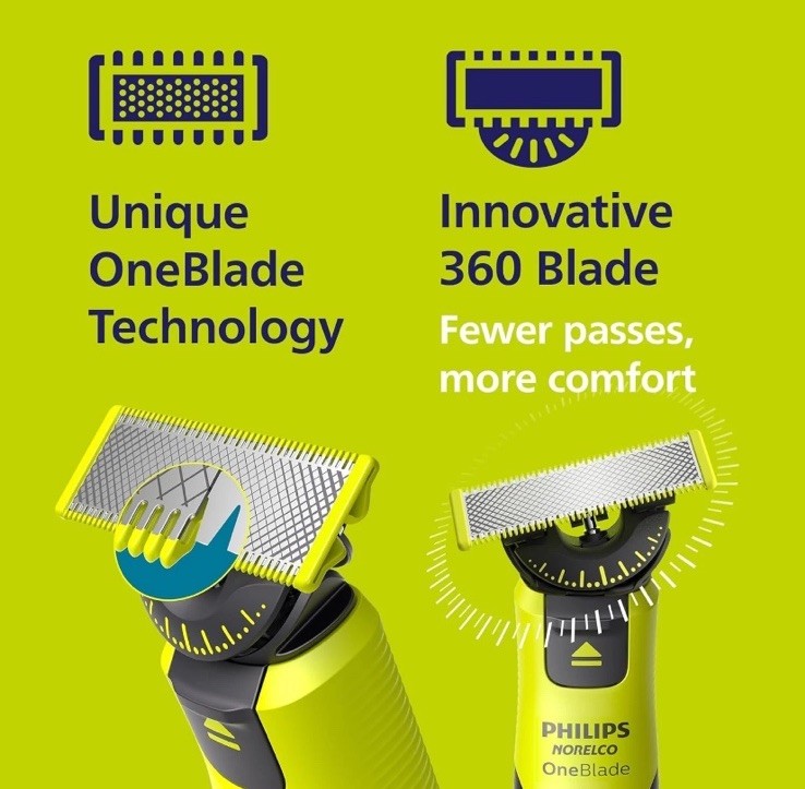 Philips Norelco OneBlade Men’s Beard/Face Trimmer, Shaver QP4631/90 -NEW NOB p63
