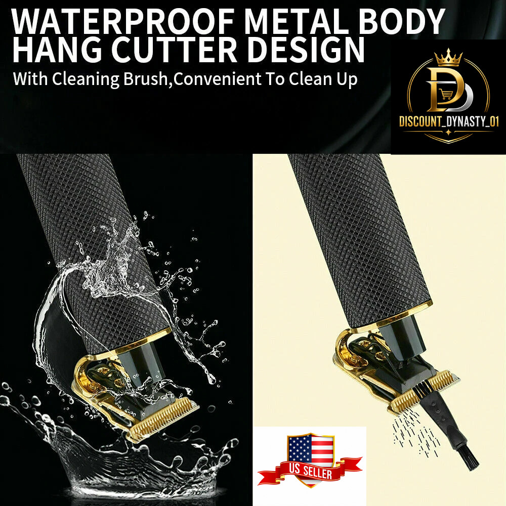 Professional Hair Clippers Trimmer Cutting Beard Cordless Barber Shaving Machine